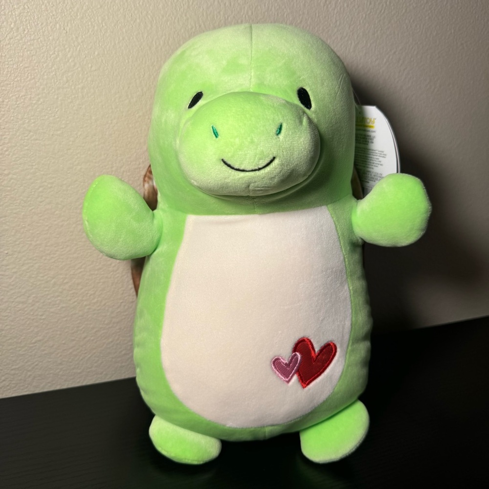 BNWT Antoni The Turtle, Valentine Hug Mees Squishmallow